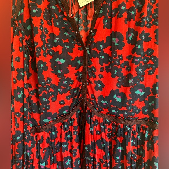 Free People NWT Love Letter Tunic, size small, in Merlot color combo - Picture 7 of 10